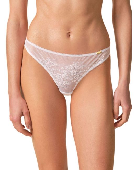 Gossard Pink Glossies Lace Thong