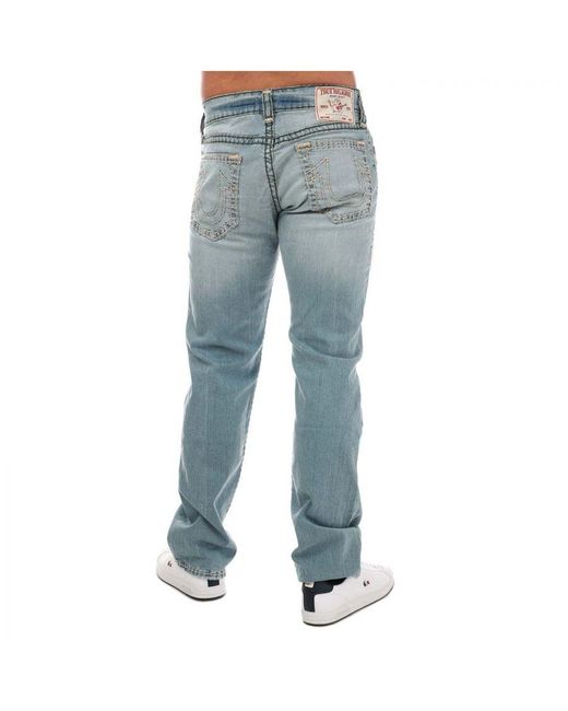 True Religion Ricky Super T No Flap Jeans In Denim in het Blue voor heren