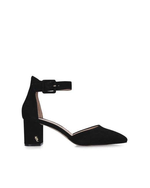 Kurt Geiger Black Suede Burlington Heels