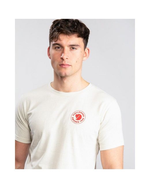 Fjallraven White 1960 Logo T-Shirt M for men