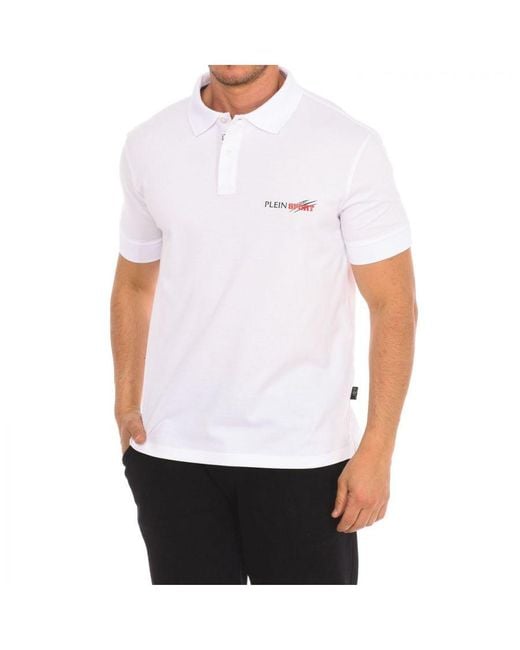 Philipp Plein White Pips511 Short-Sleeved Polo Shirt for men