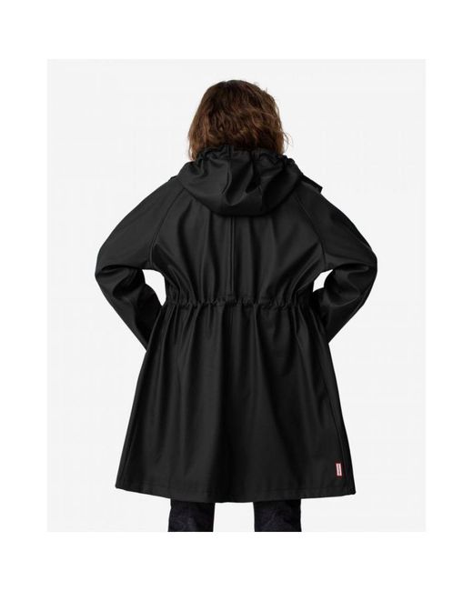 Hunter Black Rain Parka