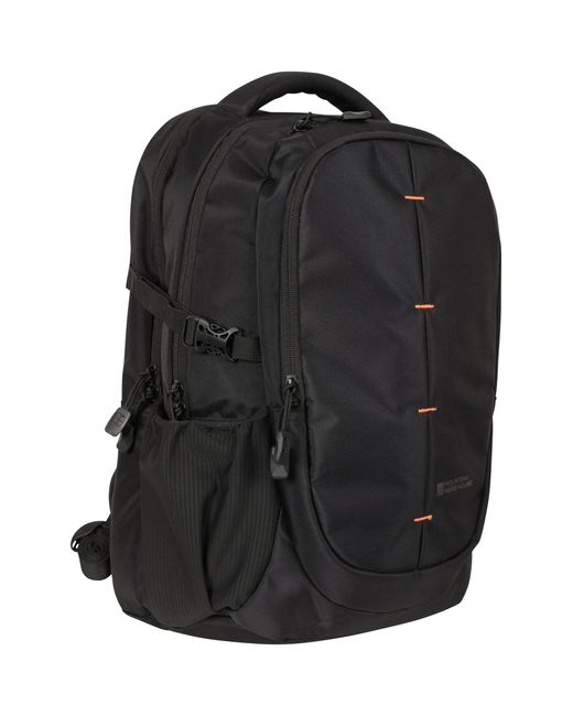 Mountain Warehouse Black 'Vic' Laptop Bag With Multiple Pockets Everyday Travel Backpack