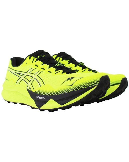 Asics Yellow Fujispeed 3 Running Shoes for men