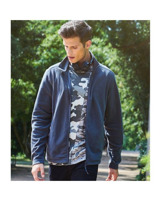 Regatta Blue Professional Classic Micro Fleece Jacket (Seal) for men