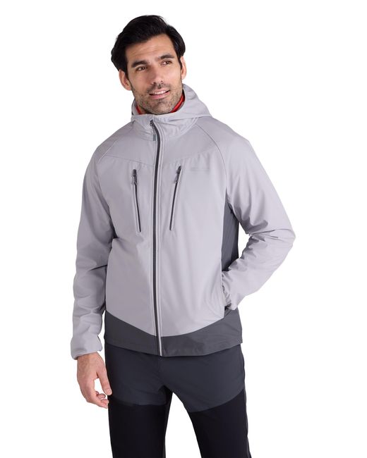 Mountain Warehouse Purple 'Ambit' Softshell Jacket Water Resistant Windproof Coat for men