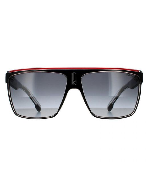 Carrera Gray Shield Crystal Dark Gradient Sunglasses