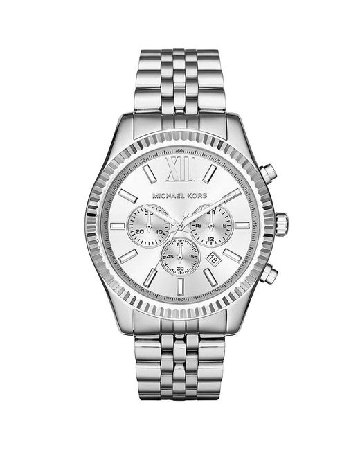Michael Kors Metallic Mk8405 Lexington Watch Stainless Steel for men