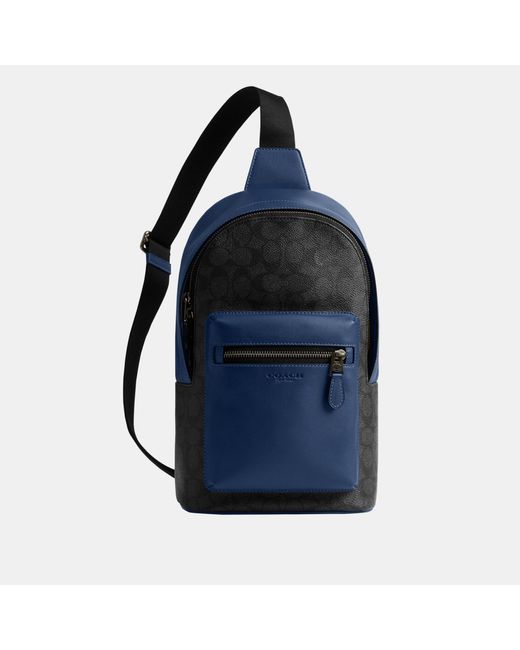 COACH Blue West Pack for men