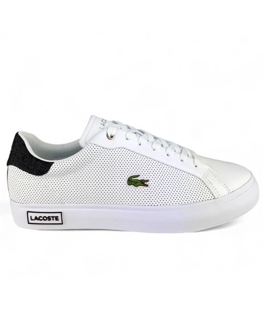 Lacoste White Powercourt 2.0 2231 Trainers for men