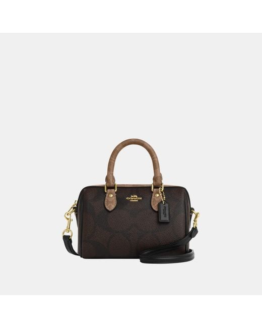 COACH Black Mini Rowan Crossbody