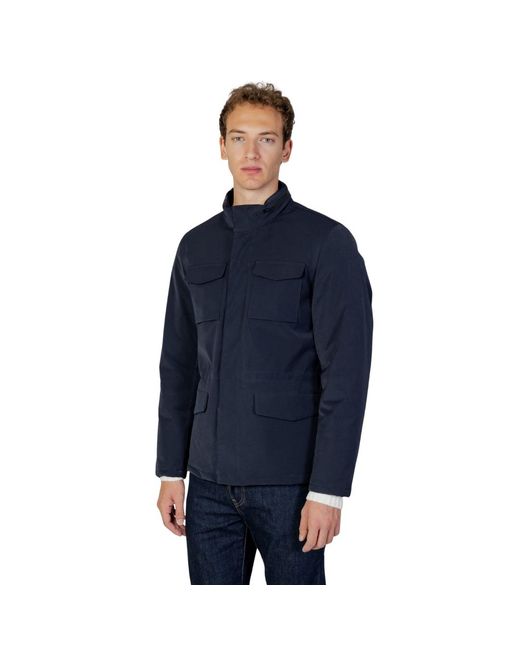 Aquascutum Blue Active Field Jacket for men