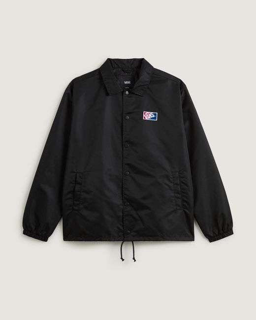 Vans Black Torrey Nylon Coaches Jacket for men