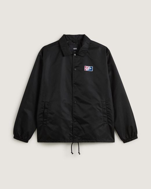Vans Black Torrey Nylon Coaches Jacket for men