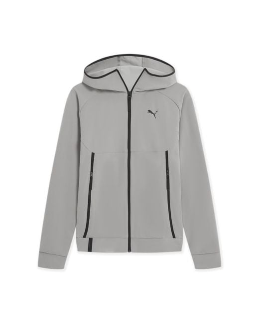 PUMA Gray Tech Track Jacket for men