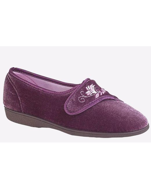 Sleeper Purple Jolene Memory Foam Slippers