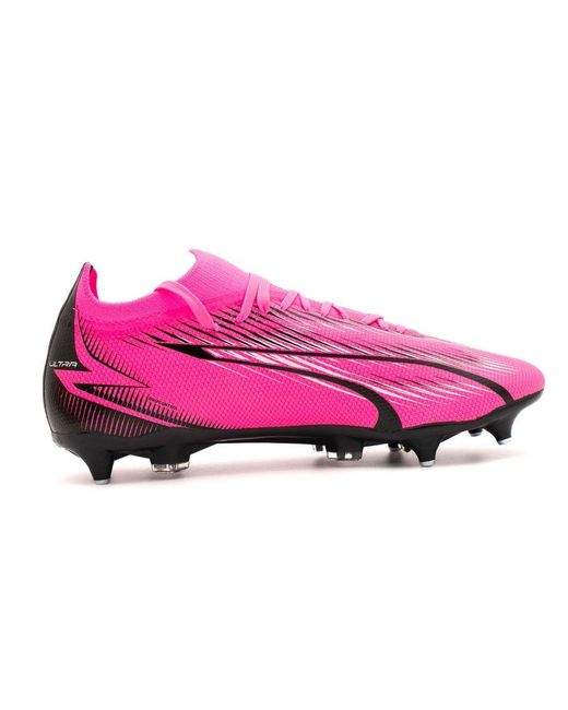PUMA Ultra Match Mxsg Voetbalschoenen in het Pink voor heren
