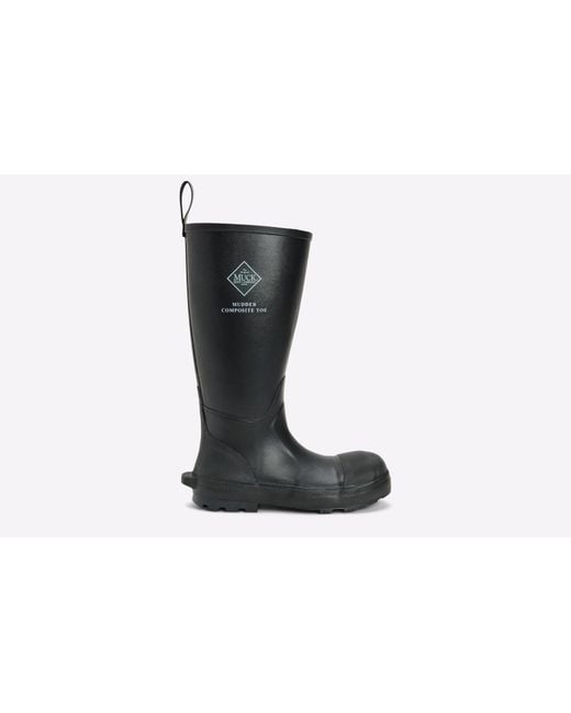 Muck Boot Black Mudder Safety Wellingtons for men