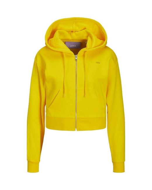 JJXX Yellow Zip Hood Noos Sweat Jacket