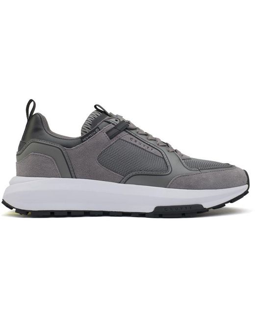 Cruyff Gray Rayado Trainers for men