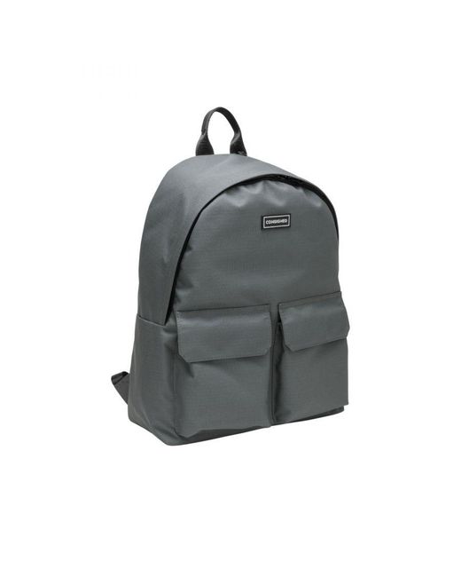 Consigned Gray Daxton Front Pocketed Backpack