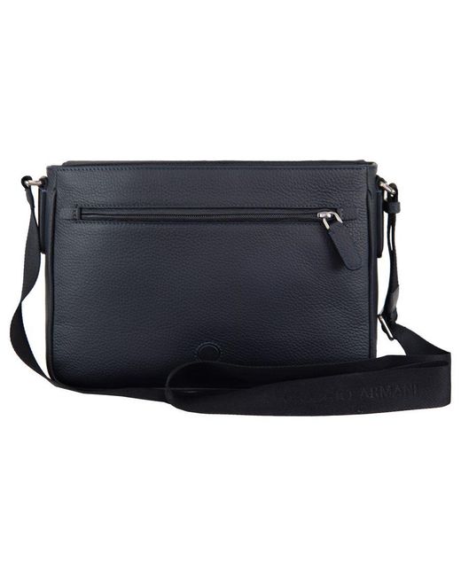 Giorgio Armani Blue Messenger Bag