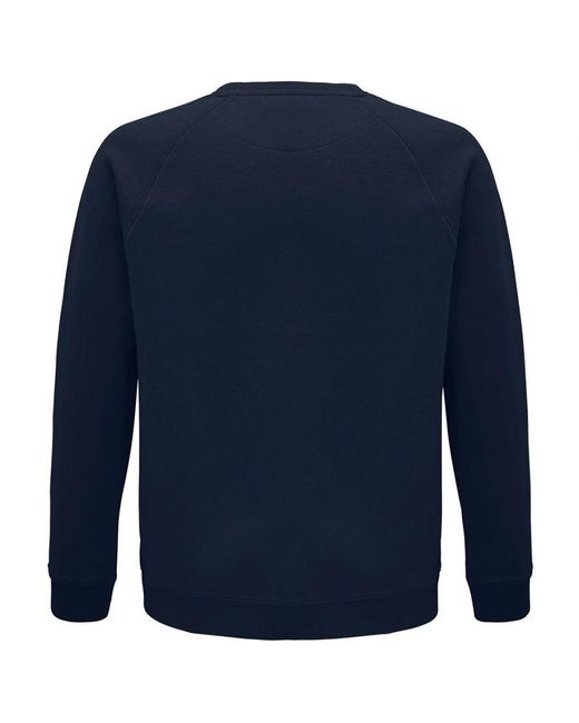 Sol's Blue Adult Space Organic Raglan Sweatshirt (French)