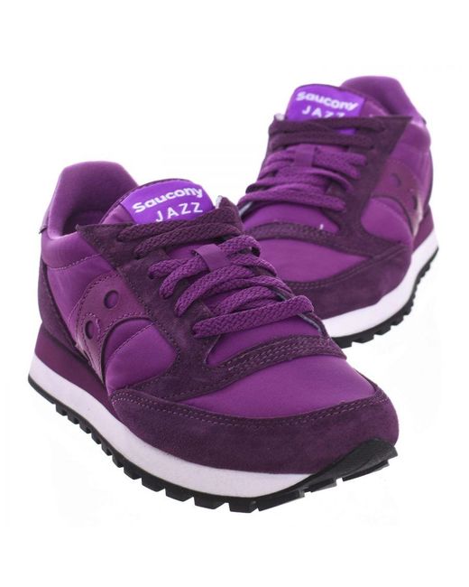 Saucony Purple Sports Shoes Jazz Original