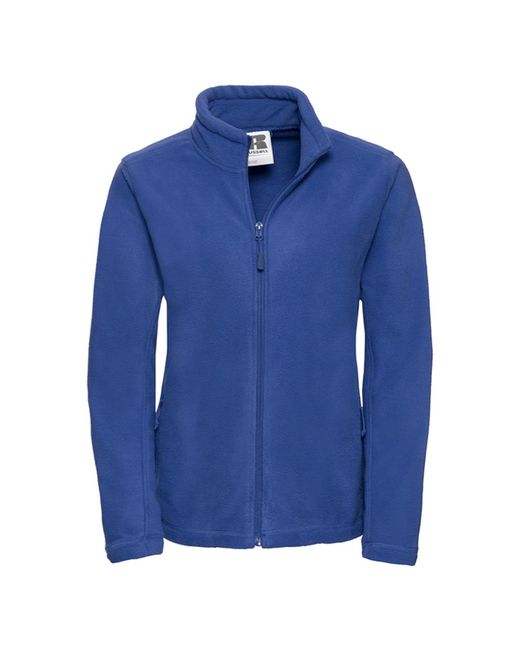 Russell Blue Ladies Full Zip Outdoor Fleece Jacket (Bright Royal)