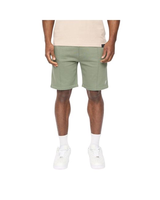 Crosshatch Green Bardon Casual Shorts for men