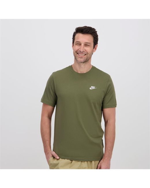 Nike Green Sportswear Club T Shirt for men