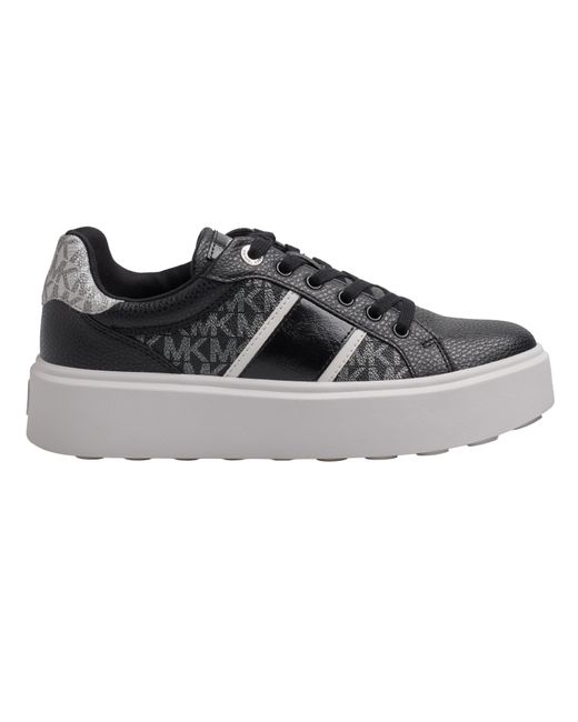 Michael Kors Black Romey Lace Up Sneakers 49F5Rmfs2B