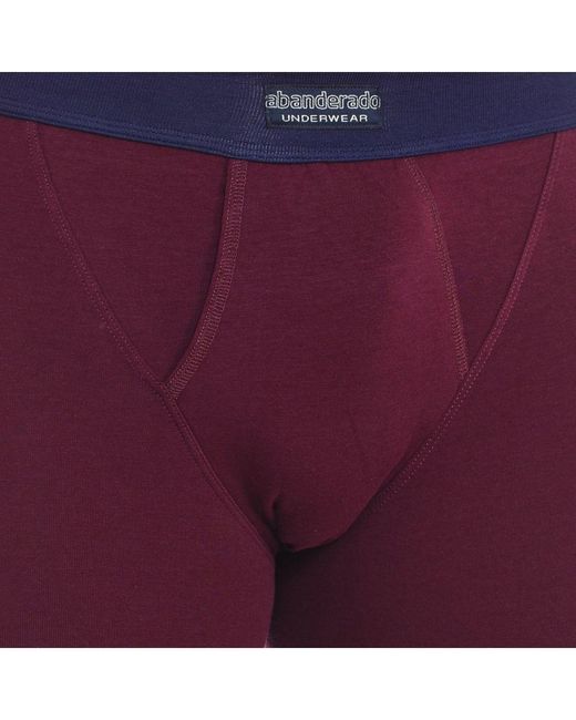 Abanderado Purple Pack Of 2 Ocean Boxers, Model A5398 For Comfort And Style for men