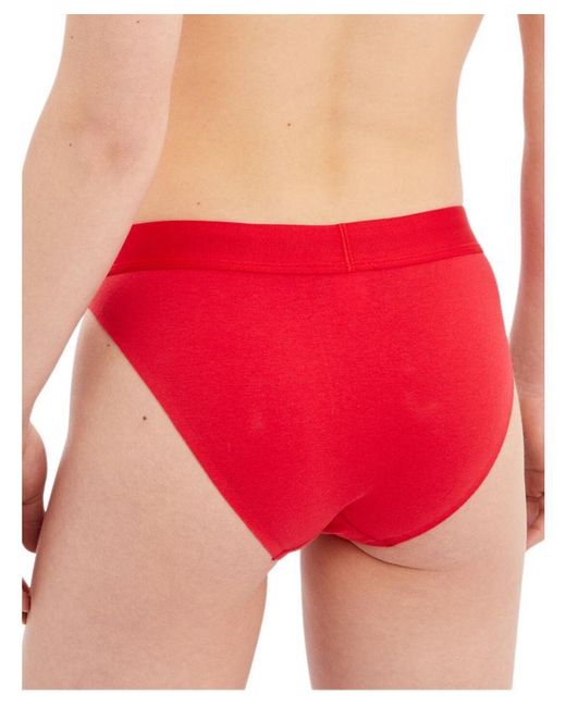 Calvin Klein Red Embossed Icon Holiday Brief