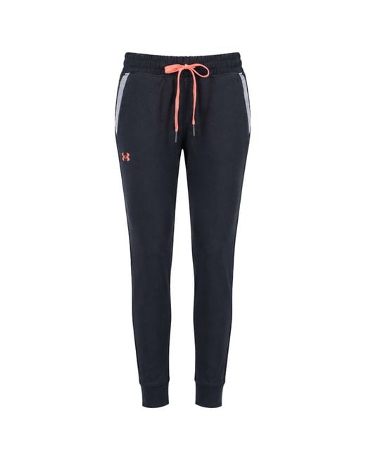 Under Armour Blue Geo Rush Track Pants