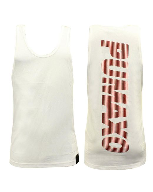 PUMA White X The Weeknd Xo Tank Tee Top 576906 02 A77E Cotton for men