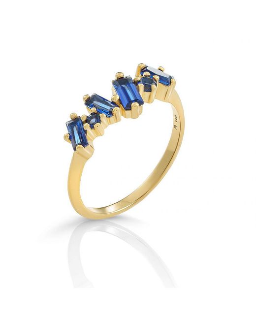 Orphelia Metallic 'Novel' 925 Sterling Set: Necklace + Ring