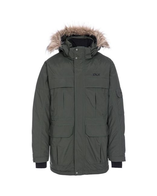 Trespass Gray Highland Waterproof Parka Jacket for men