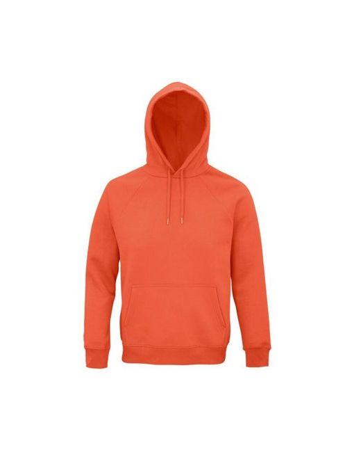 Sol's Orange Adult Stellar Organic Hoodie (Burnt)