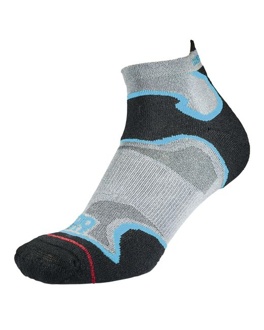 1000 Mile Socks Blue Fusion Ankle Repreve Padded Anti Blister for men