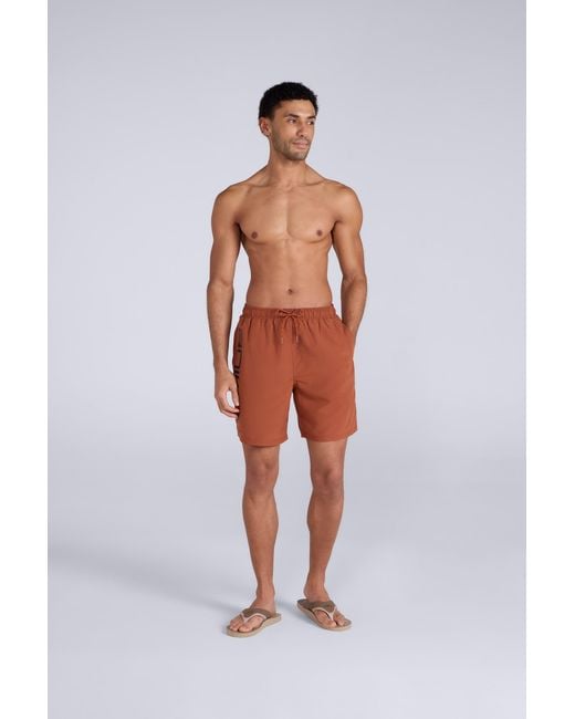 Mountain Warehouse Orange 'Deep Dive' Boardshorts Quick Dry Swimming Surfing Trunks for men