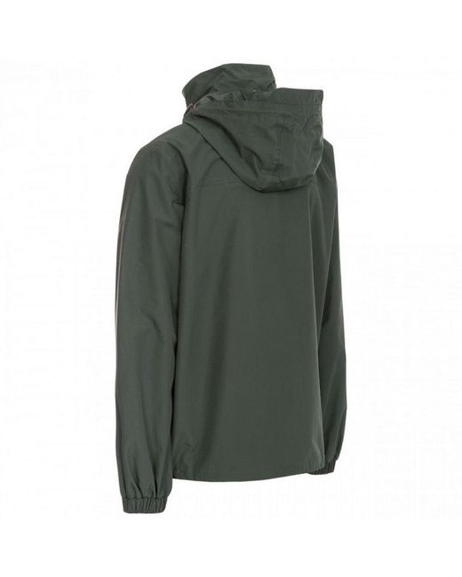 Trespass Green Cartwright Waterproof Jacket for men