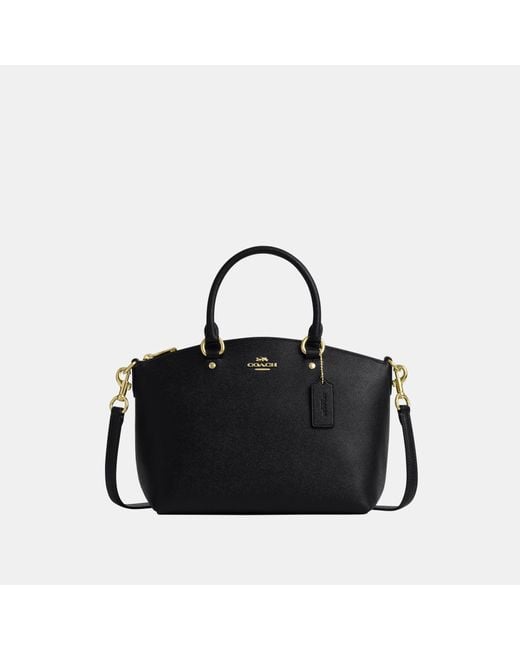 COACH Black Sadie Satchel Bag