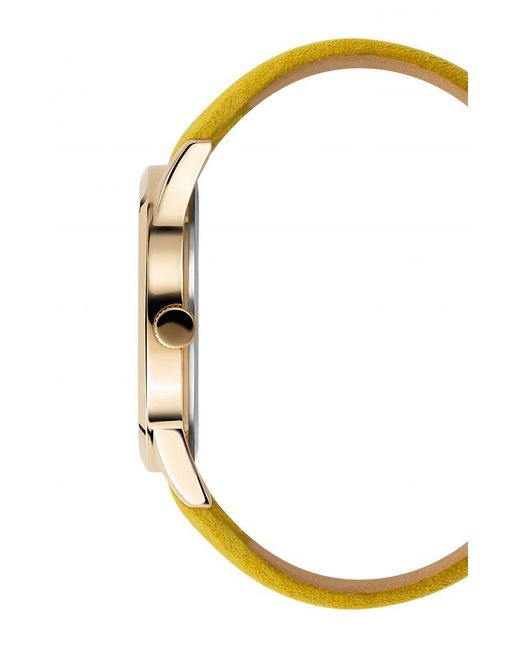 Orphelia Metallic Fashion Suede Watch Of711821 Leather