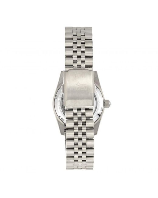 Empress Metallic Constance Automatic Bracelet Watch W/Date