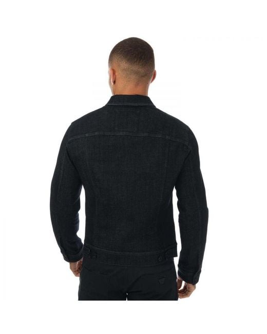 Armani Black Denim Jacket for men