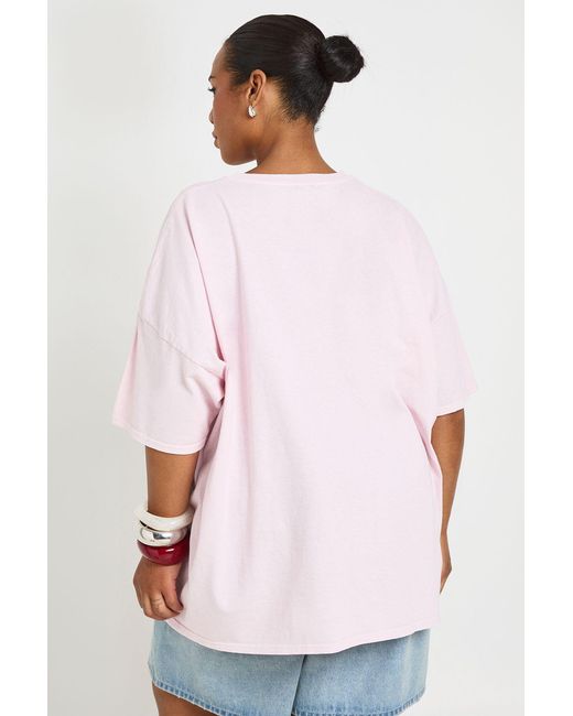 Boohoo Red Plus Amalfi Lobseter Printed T Shirt
