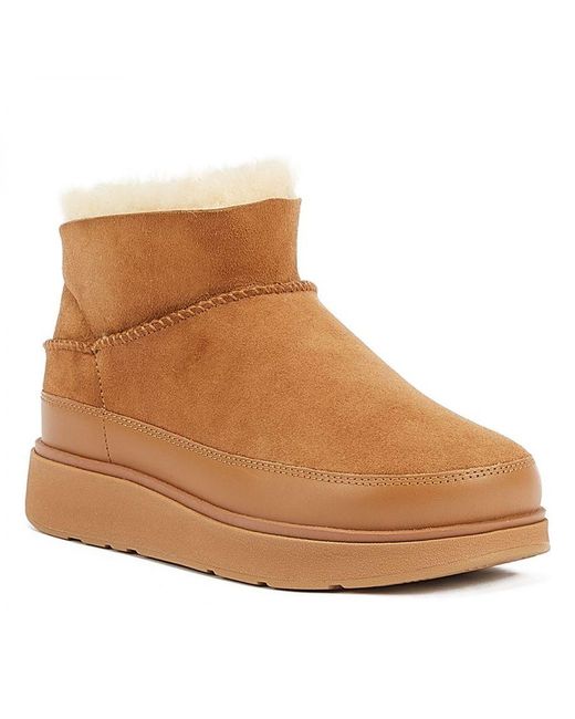 Fitflop Brown Ultra Mini Tan Boots