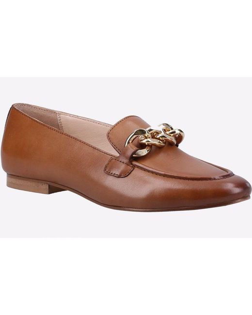 Hush Puppies Brown Harper Chain Loafer