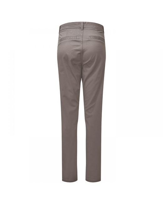 Asquith & Fox Gray Ladies Casual Chino Trousers (Slate)